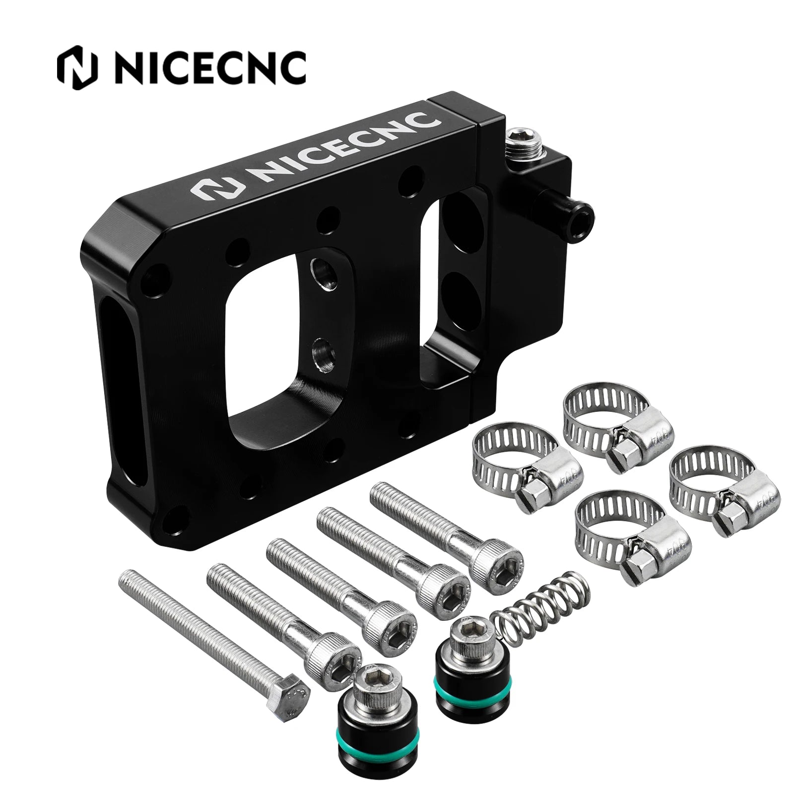 NICECNC TPI Injector Relocation Block For Husqvarna TE 300i TE250i 2018-2023 TX300i 2020-2022 TE150i 2020-2023 For KTM GasGas