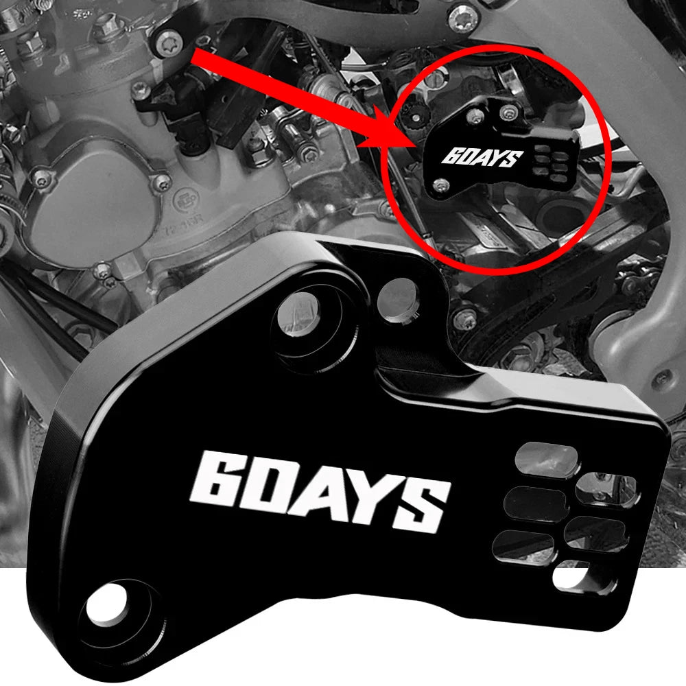 6 Days CNC TPS Throttle Valve Sensor Cover Guard For EXC TPI XC 150 250 300 XC-W SixDays 2018 2019 2020 2021 2022 2023 2024
