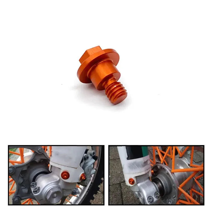 M6*12 Front Fork Guard Bolt Screw For KTM SX SXF XC XCF EXC EXCF XCW XCFW 125 150 250 300 350 400 450 500 530 2000-2022