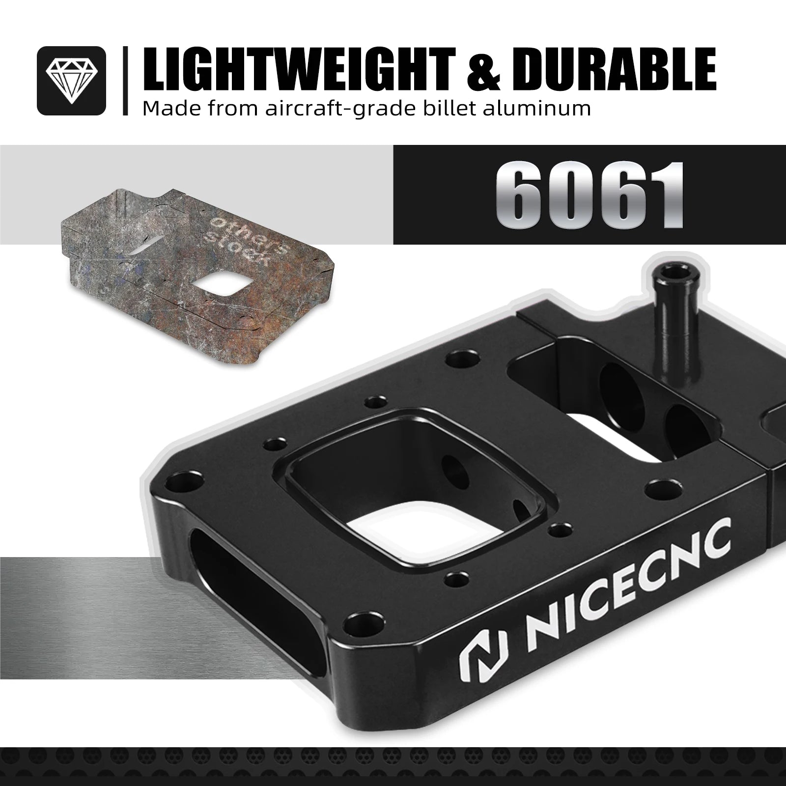 NICECNC TPI Injector Relocation Block For Husqvarna TE 300i TE250i 2018-2023 TX300i 2020-2022 TE150i 2020-2023 For KTM GasGas
