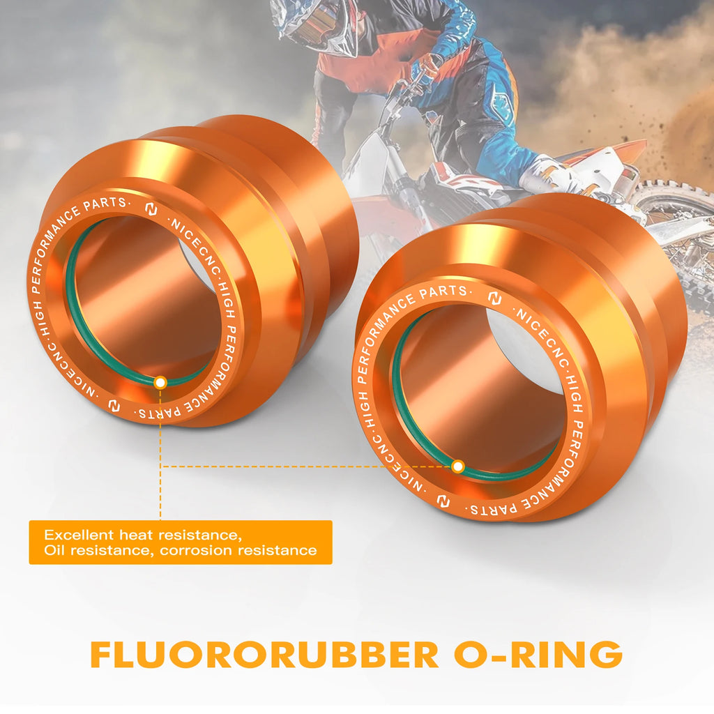 NICECNC For 2017-2024 KTM EXC 300 Front Rear Wheel Hub Spacers Collar EXC F 250 300 350 450 500 TPi 6D XC F W SX F 125 350 450
