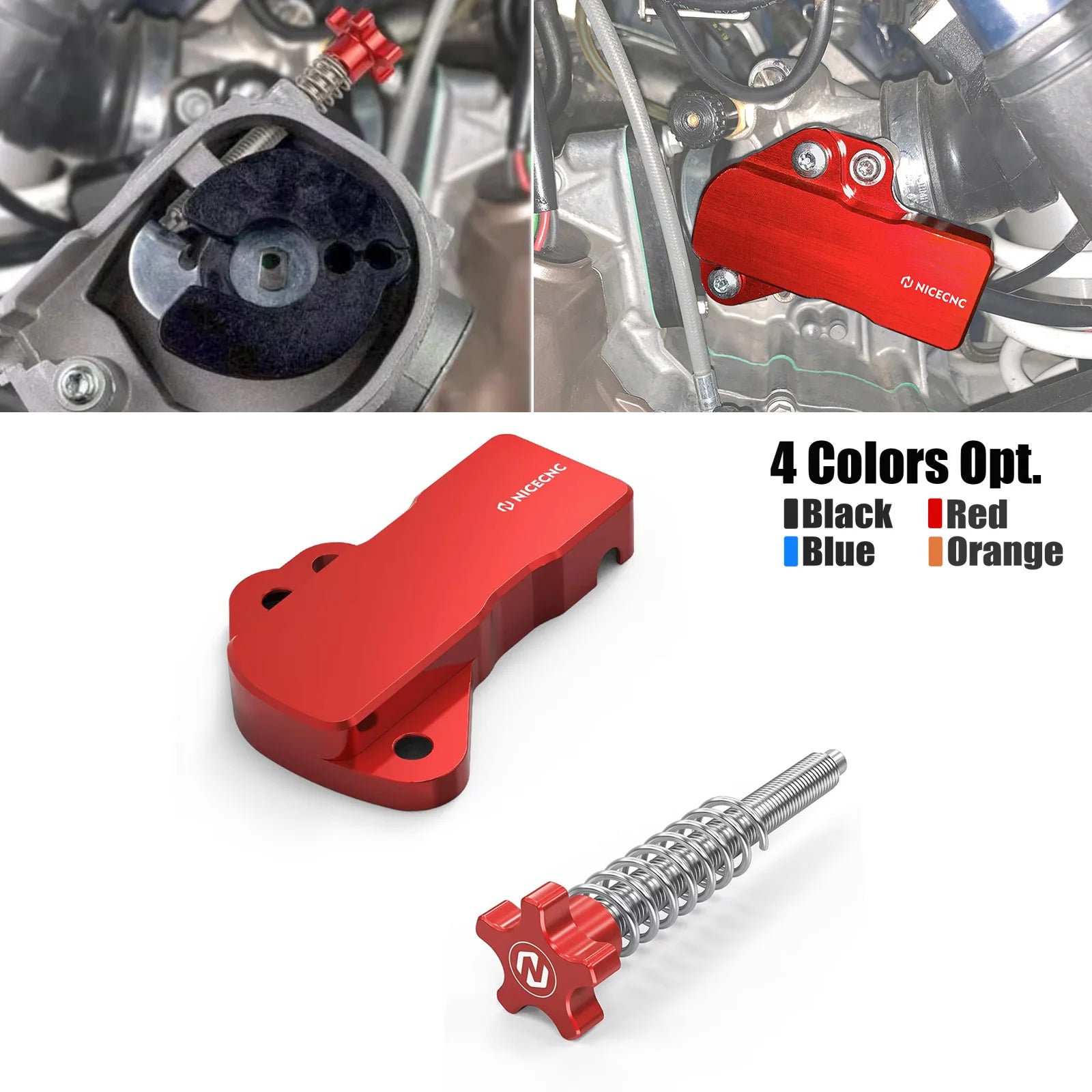 For GasGas EC 250 EC 300 EX 300 2021 2022 2023 Motorcycle Throttle Air Speed Idle Screw Bolt Adjuster TPS Sensor Guard Cover Kit